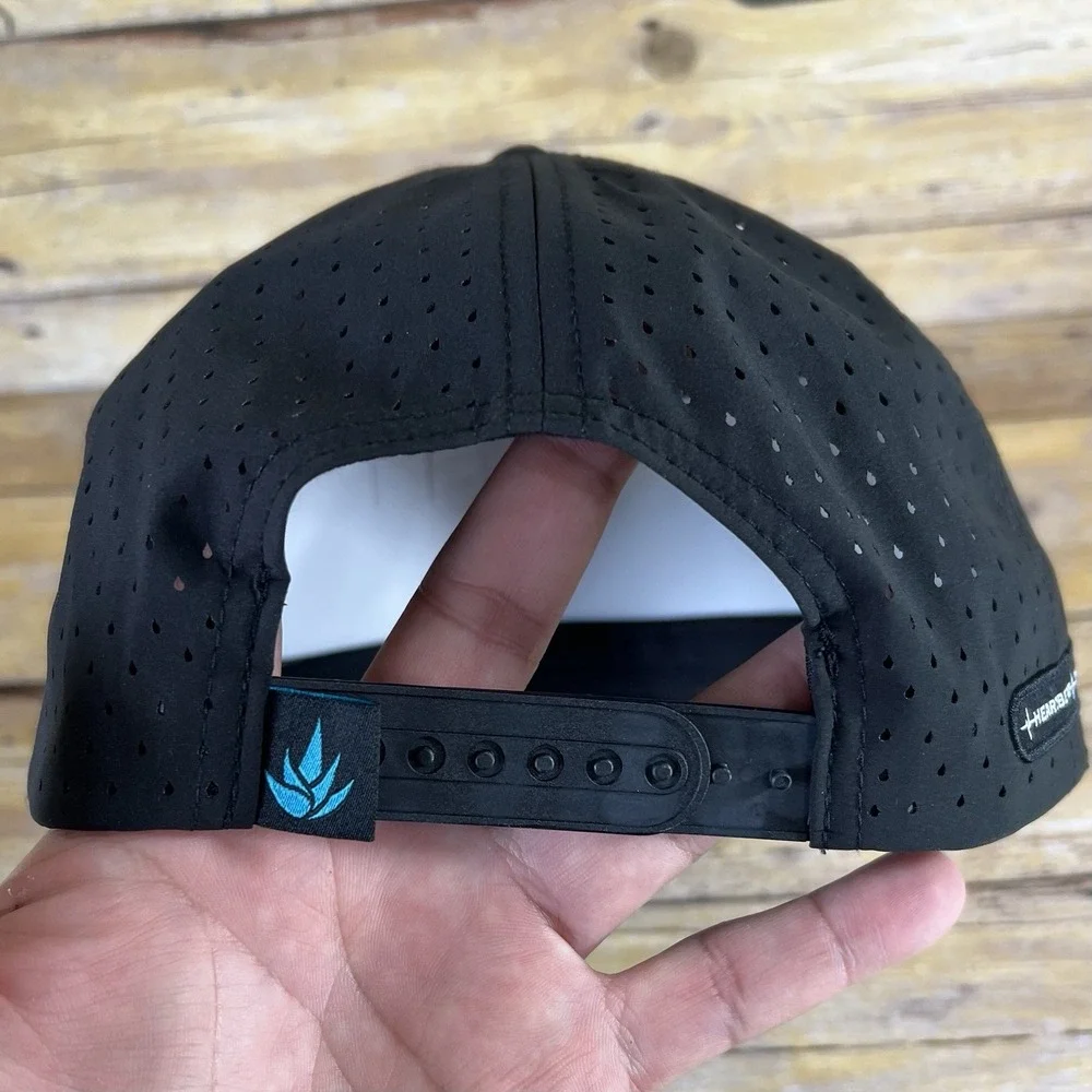 The Heartbeat‎ Brand Dios Azul Tequila Black Snapback Hat Perforated Performance